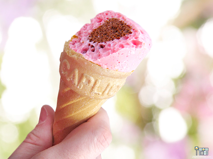Combini Lovers Review: Snack Ice Cream Strawberry & Choco | Giant Caplico
