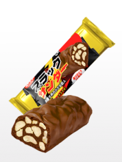 Barrita de Chocolate con Toppings de Galleta | Yuraku