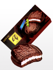 Choco Pie Doble Cacao y Crema de Vainilla | Receta Coreana