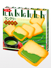 Galletas Beurres al Estilo Francés rellenas de Té Verde Japonés Matcha