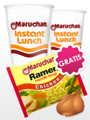 2+1 Ramen Maruchan Cup Pollo (GRATIS! Ramen Bolsa)