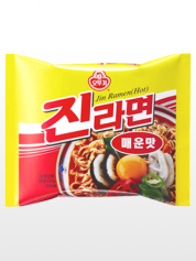 Fideos Ramen Coreanos Ramyun Jin Red de Carne | Picante