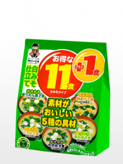 Mix de Sopas instantáneas de Miso Blanco | Midori Edition | 12 Raciones