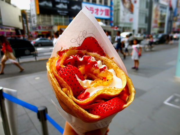 Los Impresionantes Crepes de Harajuku