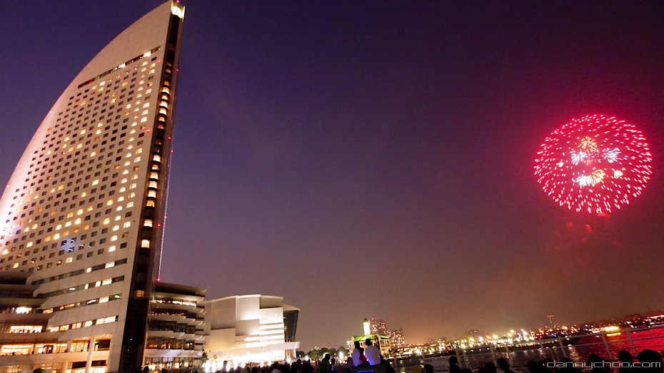 Los espectaculares Hanabi de Yokohama