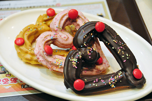 Churros japoneses, para celebrar San Valentín