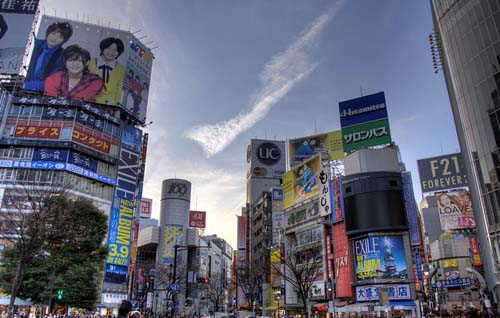 Shibuya, 24 horas despúes del Terremoto
