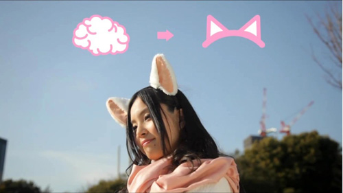 Necomimi, las orejas de gato biomecánicas