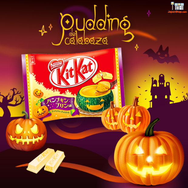  Novedad en JaponShop.com! Kit Kat de Pudding de Calabaza | Edición Halloween