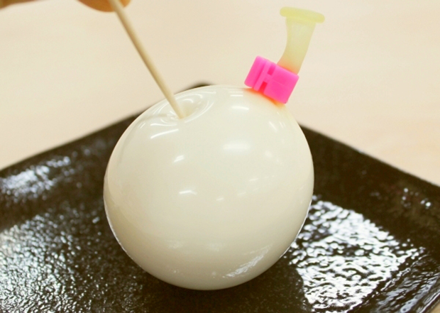 Puddings dentro de globos