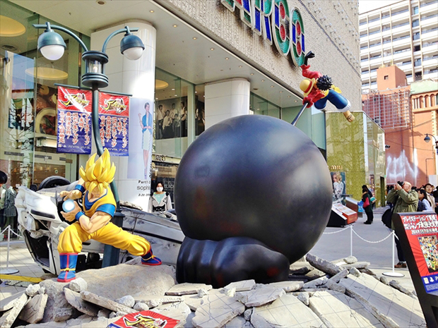 Batalla campal entre “Son Goku” y “Luffy” en pleno Shibuya