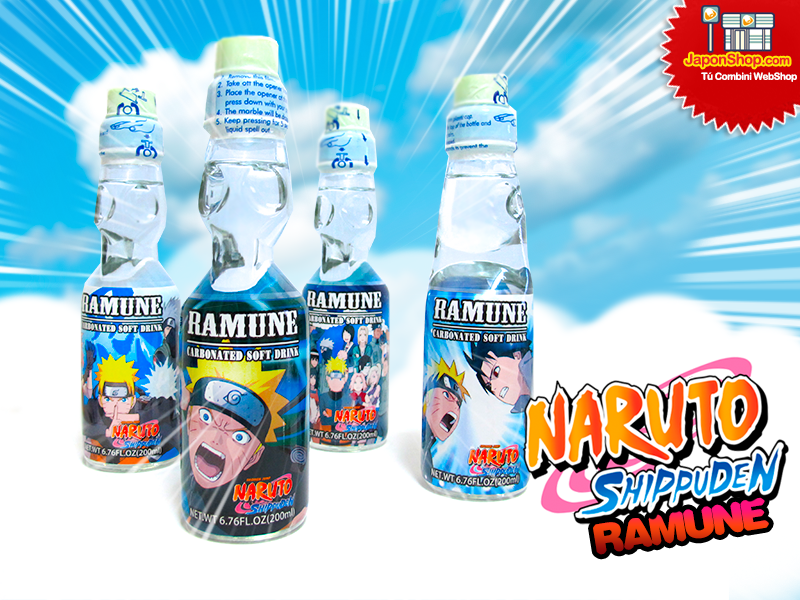 Novedad en JaponShop.com! Soda Ramune | Edición Naruto Shippuden!