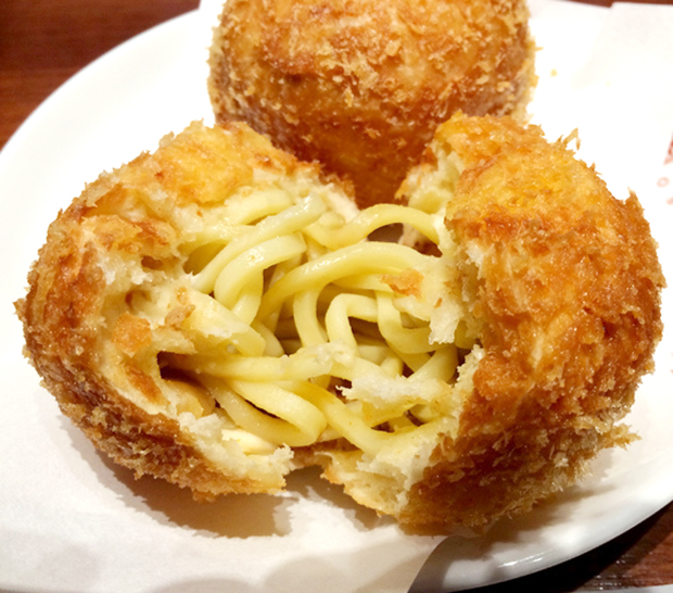 Donuts rellenos de Ramen