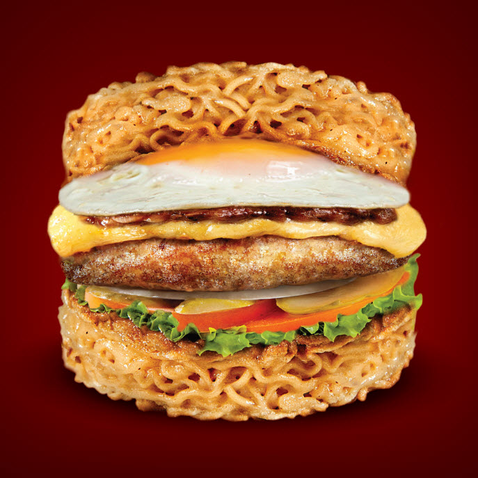 Receta: Como cocinar en casa una “Ramen Burger”